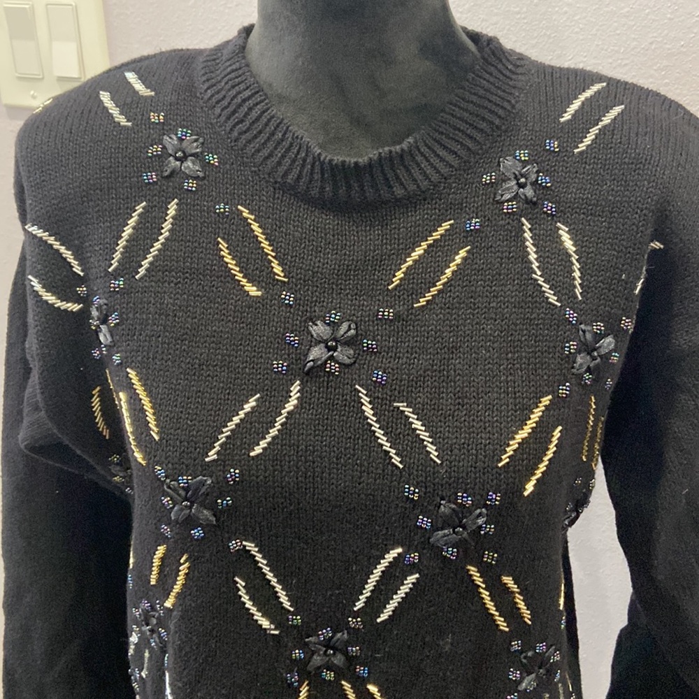 Sequined sweater 💙 - Picture 2 of 5